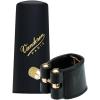 imageVandoren LC21P Leather Ligature and Plastic Cap for Bb Clarinet with 3 Interchangeable Pressure PlatesSop Sax