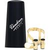 imageVandoren LC51PP MO Ligature and Plastic Cap for Bb Clarinet Pewter FinishGold