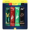 imageVandoren SRMIXA3 Alto Sax Jazz Reed Mix Card includes 1 each ZZ V16 JAVA and JAVA Red Strength 3Strength 35