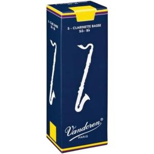 imageVandoren CR123 Bass Clarinet Traditional Reeds Strength 3 Box of 5Modern