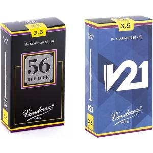 imageVandoren CR5035 Bb Clarinet 56 Rue Lepic Reeds Strength 35 Box of 10Strength 35