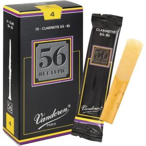 imageVandoren CR5035 Bb Clarinet 56 Rue Lepic Reeds Strength 35 Box of 10Strength 4