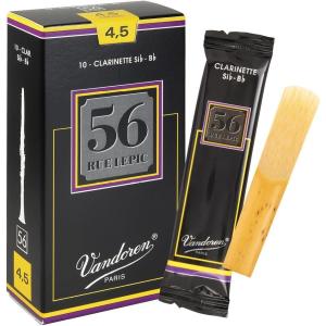 imageVandoren CR5035 Bb Clarinet 56 Rue Lepic Reeds Strength 35 Box of 10Strength 45