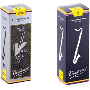 imageVandoren CR623 Bass Clarinet V12 Reeds Strength 3 Box of 5Strength 35