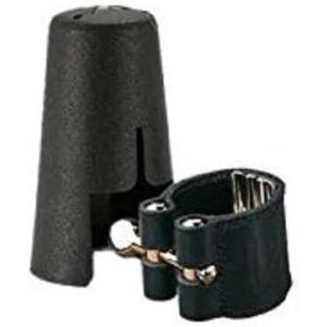 imageVandoren LC21P Leather Ligature and Plastic Cap for Bb Clarinet with 3 Interchangeable Pressure PlatesTenor Sax