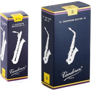 imageVandoren SR243 Bari Sax Traditional Reeds Strength 3 Box of 5Strength 35