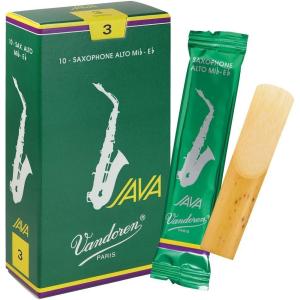 imageVandoren SR263 Alto Sax JAVA Reeds Strength 3 Box of 10Strength 3