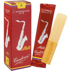 imageVandoren SR273R Tenor Sax JAVA Red Reeds Strength 3 Box of 5Strength 3