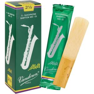 imageVandoren SR343 Bari Sax JAVA Reeds Strength 3 Box of 5Strength 25