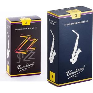 imageVandoren SR413 Alto Sax ZZ Reeds Strength 3 Box of 10Strength 3