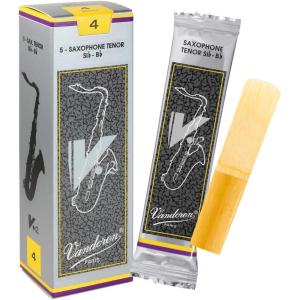 imageVandoren SR623 Tenor Sax V12 Reeds Strength 3 Box of 5 BlackStrength 4