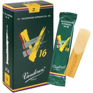 imageVandoren SR7125 Soprano Sax V16 Reeds Strength 25 Box of 10Strength 2