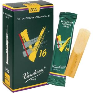 imageVandoren SR7125 Soprano Sax V16 Reeds Strength 25 Box of 10Strength 35