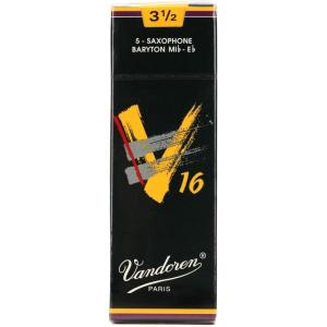 imageVandoren SR7435 Baritone Sax V16 Reeds Strength 35 Box of 5