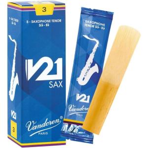 imageVandoren SR823 Tenor Saxophone V21 Reeds Strength 3 Box of 5Strength 3