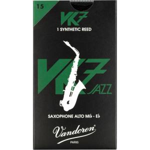 imageVandoren VK7 Jazz Synthetic Alto Saxophone Reed Strength 10Strength 15
