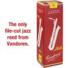 imageVandoren SR343R Bari Sax JAVA Red Reeds Strength 3 Box of 5Strength 3