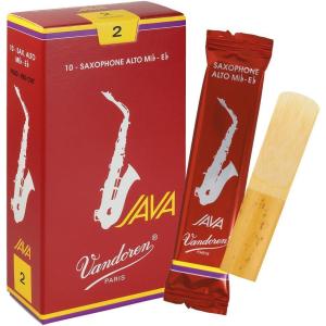 imageVandoren SR263R Alto Sax JAVA Red Reeds Strength 3 Box of 10Strength 2